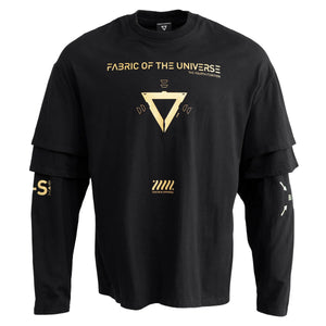 V3-S Black Gold Long Triple Sleeve T
