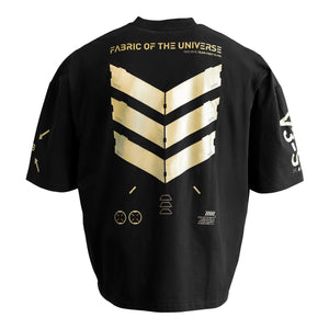 V3-S Black Gold Oversized Short Sleeve T
