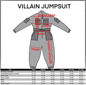 VJ-008 Black Villain Jumpsuit