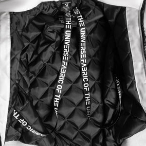 XB-04 White Short Bomber Jacket