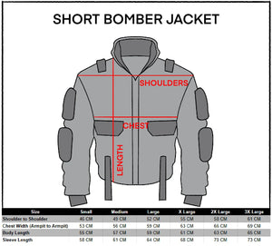 XB-04 White Short Bomber Jacket