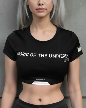 CRTT-Type B Black Crop Short Sleeve T