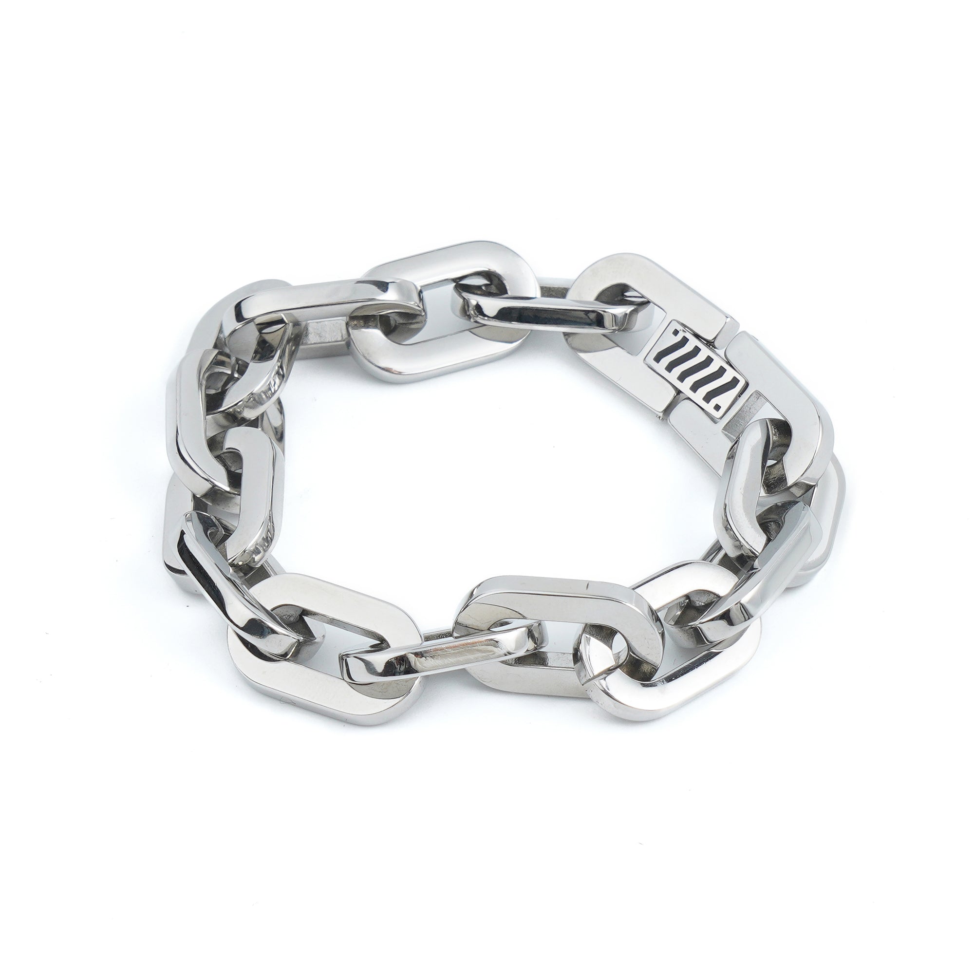 BR-220 Heavy Chain Steel Bracelet