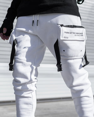 CG-Type 05A White Cargo Joggers
