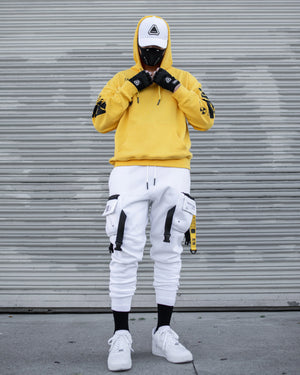 CG-Type 05A White Cargo Joggers