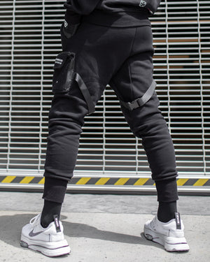 CG-Type 05A Black Cargo Joggers