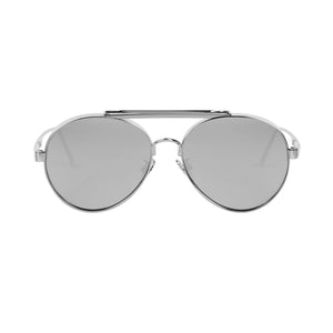 Commander's Aviator Silver Sunglasses