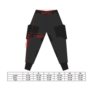CG-Type 19S Black Cargo Pants