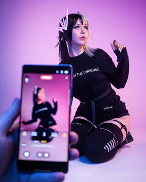 GSD-Type 400 Black Sweater Dress