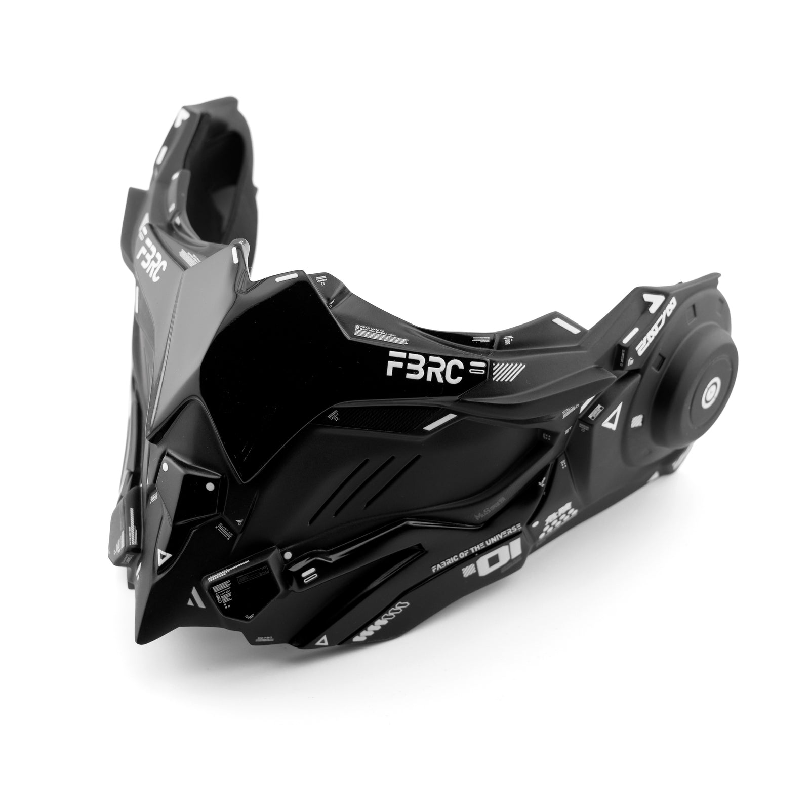 Adv Owl Black Cyber Half Mask