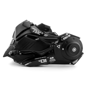 Adv Owl Black Cyber Half Mask