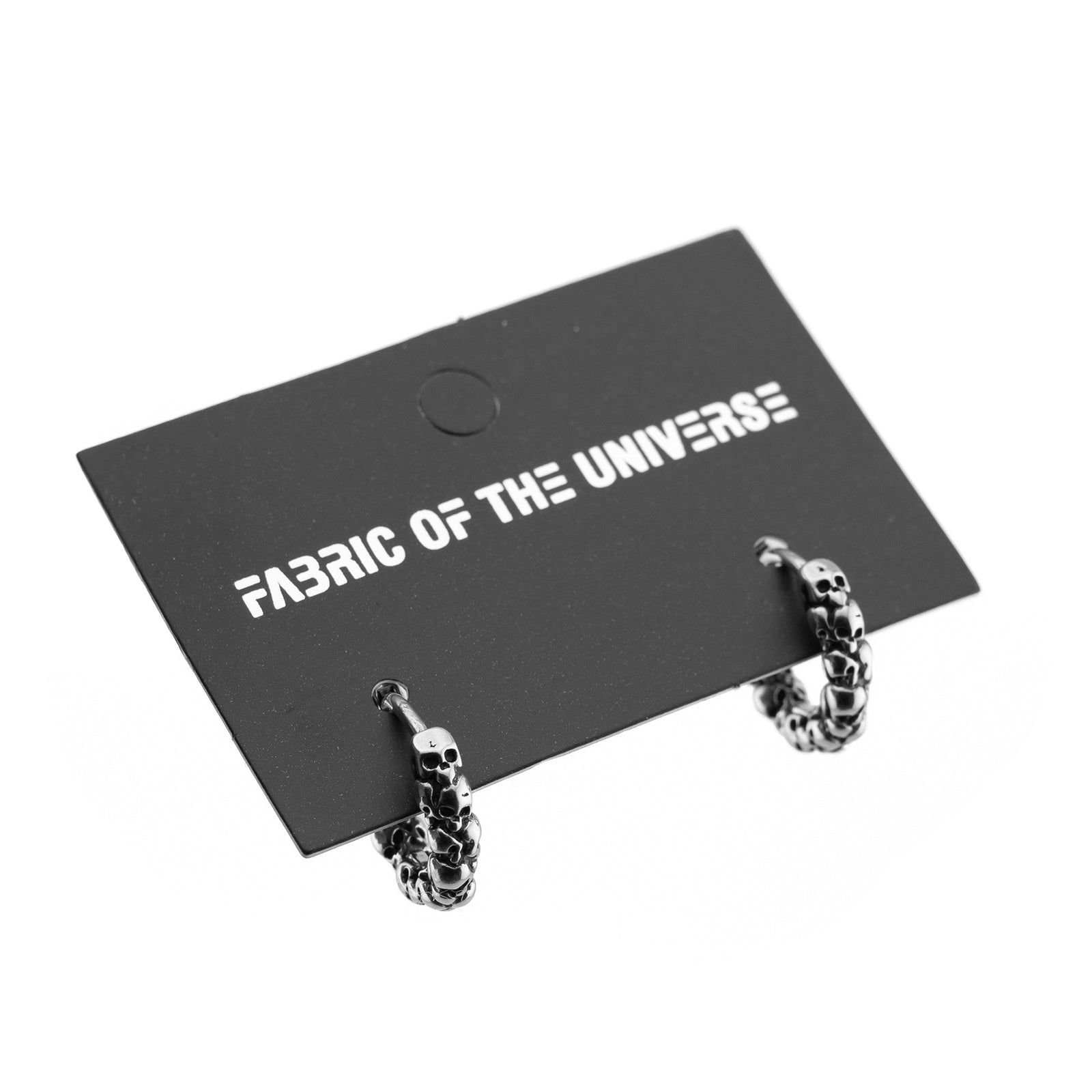 Mini Skulls Silver Stainless Steel Earrings