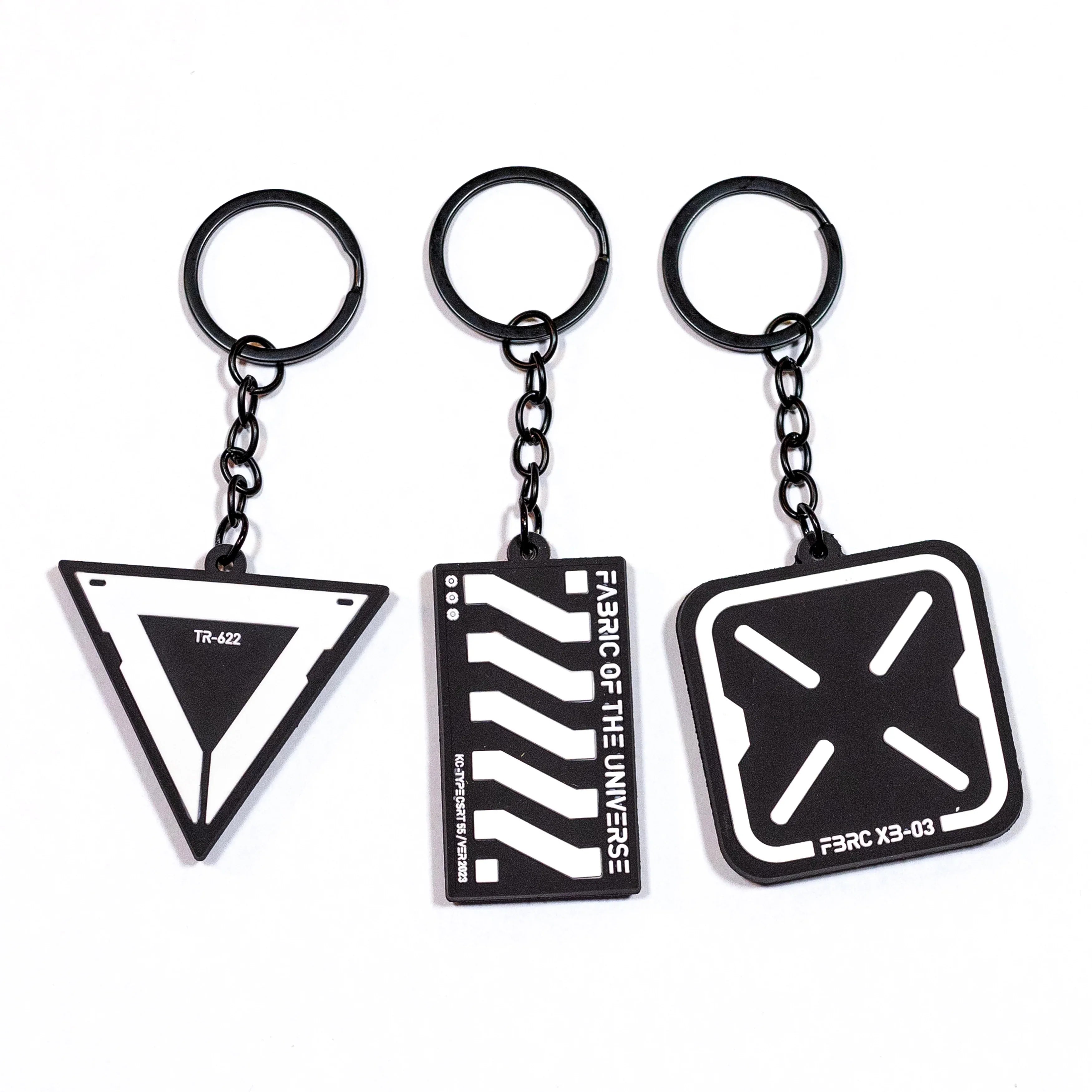 FBRC Logo Keychain Charms Set - Fabric of the Universe