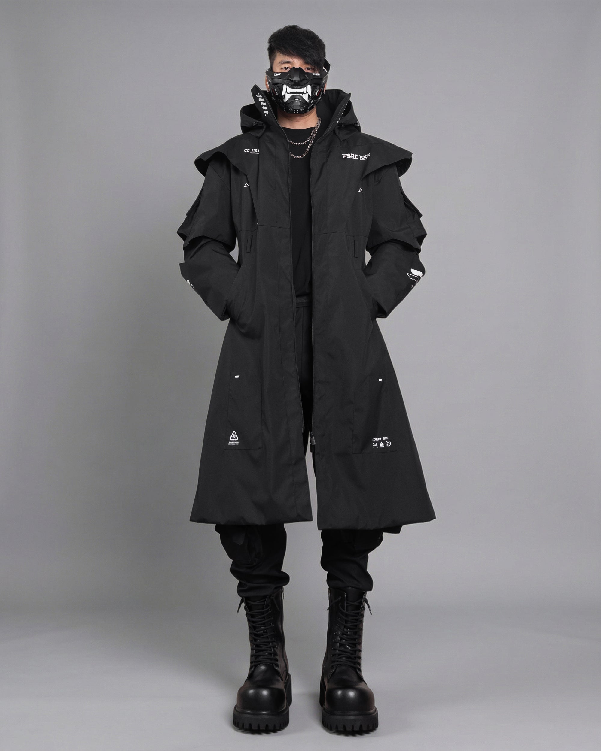 CC-021 Black Commander's Coat - Fabric of the Universe