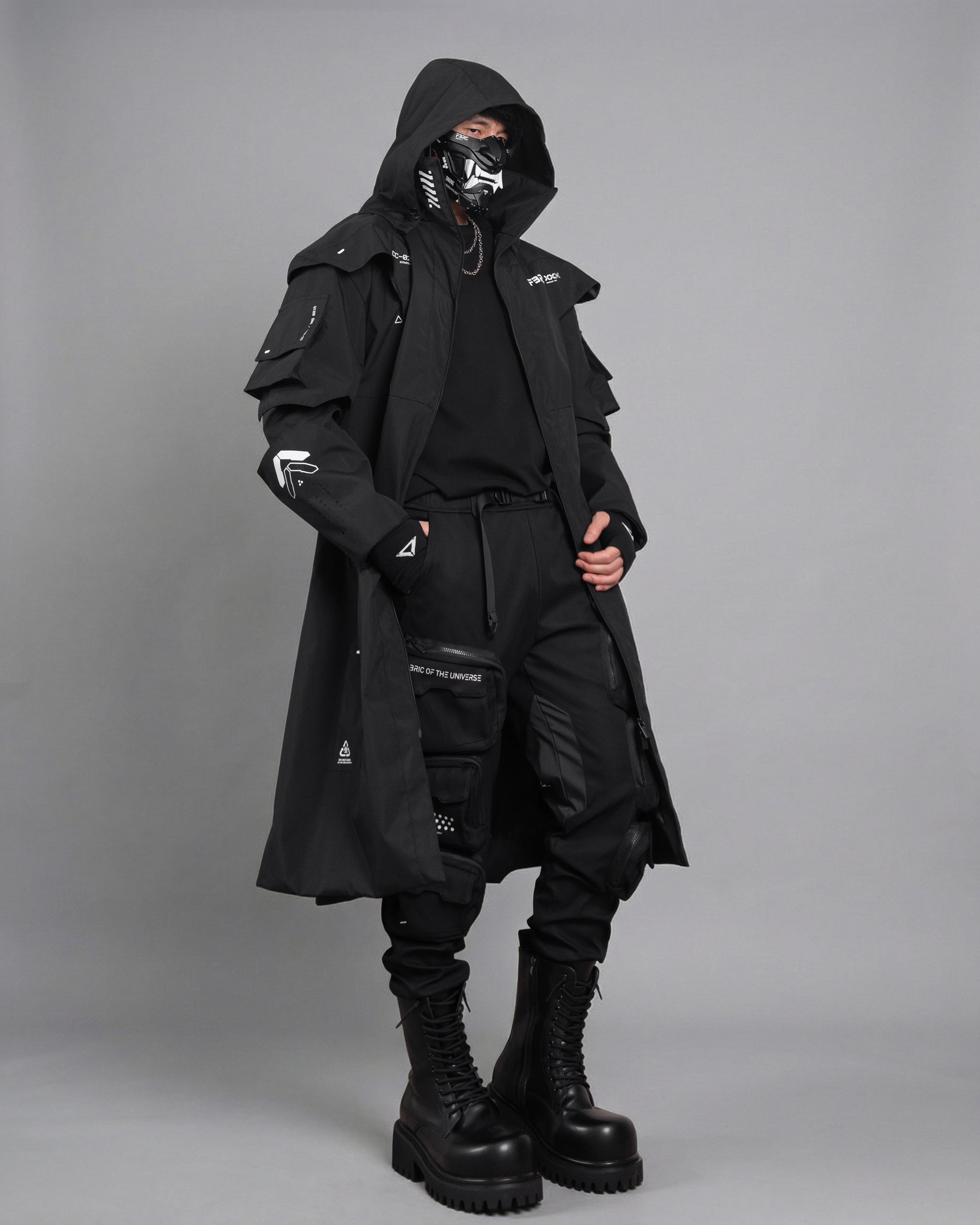 CC-021 Black Commander's Coat - Fabric of the Universe
