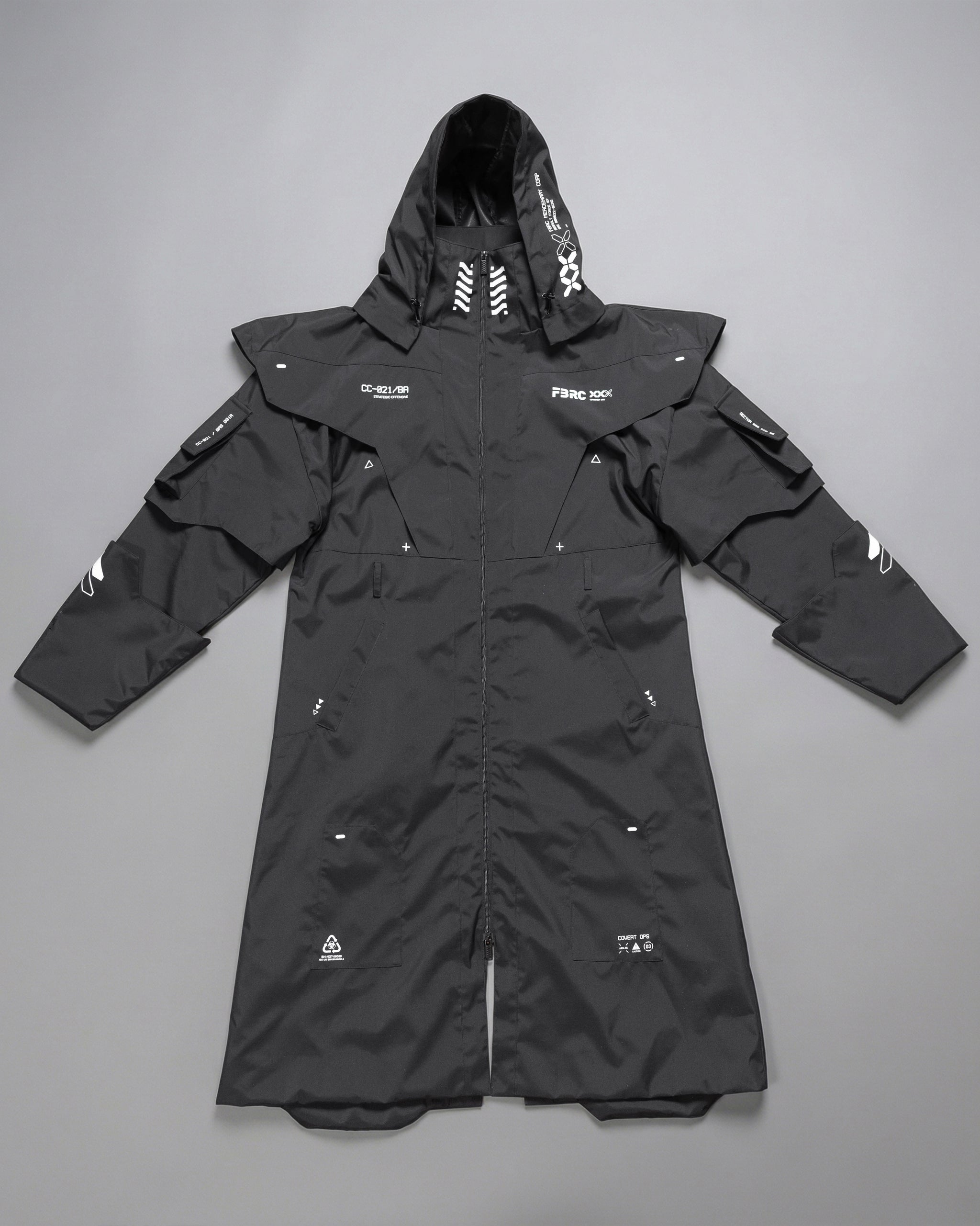Commander Rourke Coat CC-021 Black Commander's Coat - Fabric of the Universe