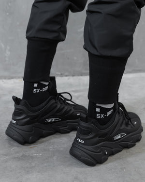 SN-Type 02A Black Sneakers