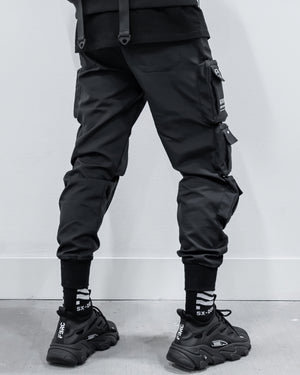 CG-Type 08R Black Cargo Pants