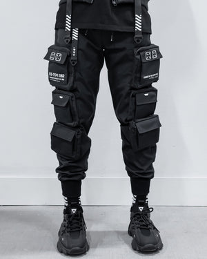 CG-Type 08R Black Cargo Pants