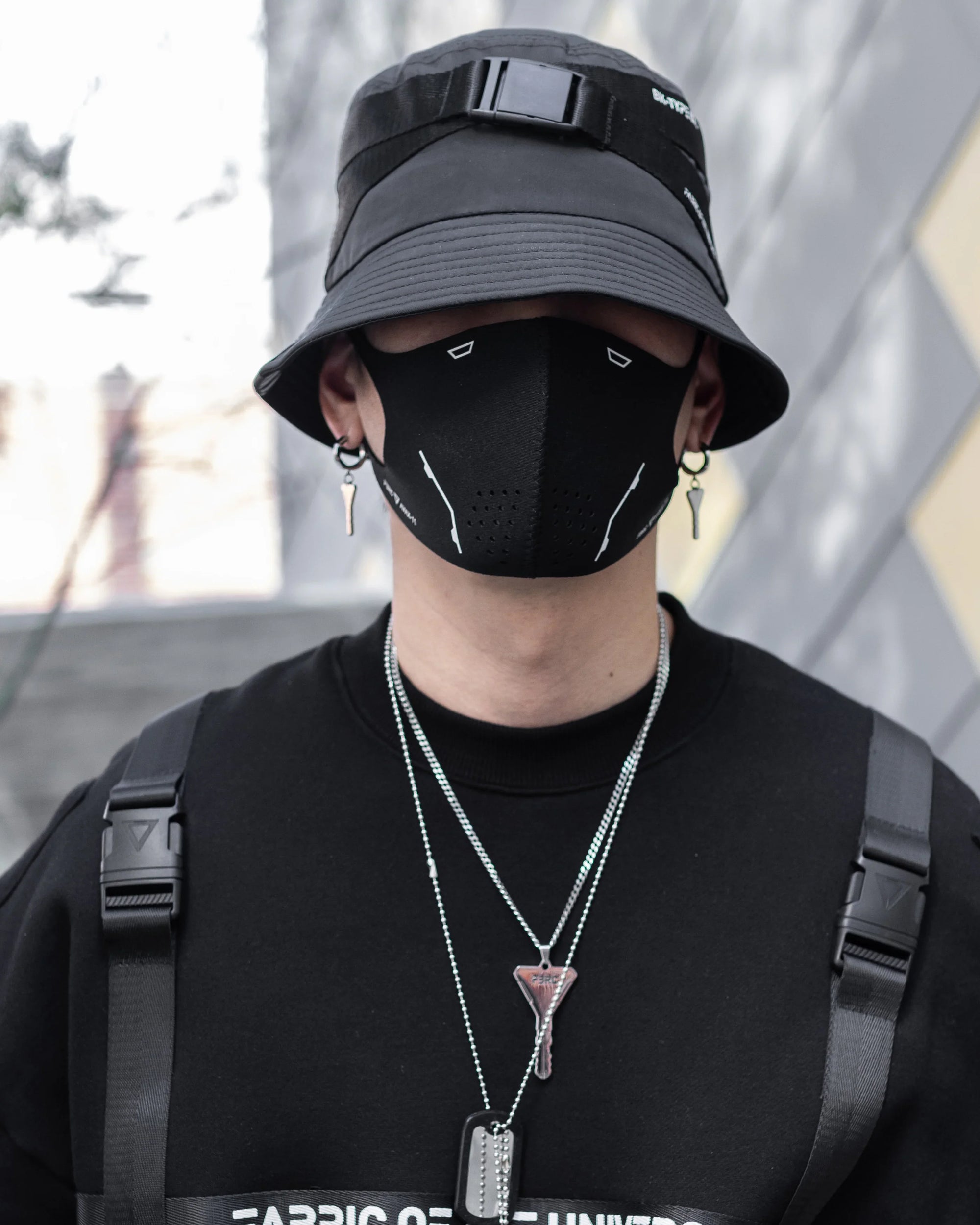 Computer Bucket Hats Techwear Hats | Cyberpunk Hats Collection - Fabric of the Universe