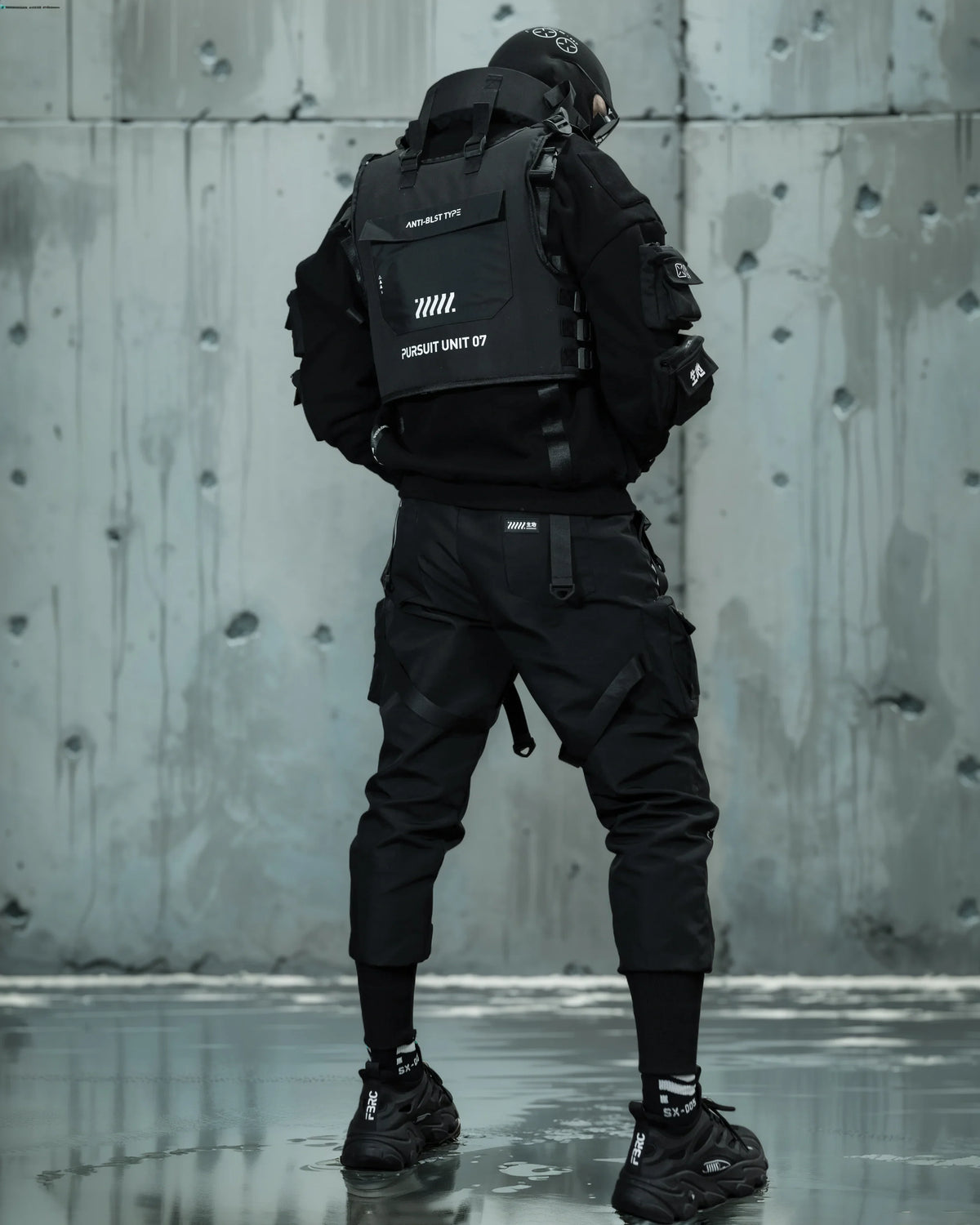 CG-Type 19S Black Cargo Pants