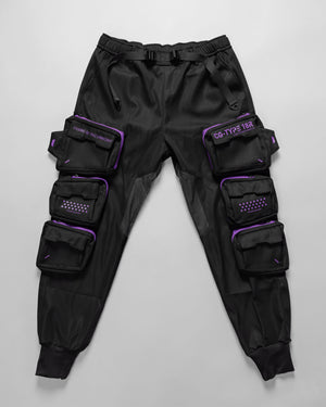 CG-Type 18R Black Purple Cargo Pants