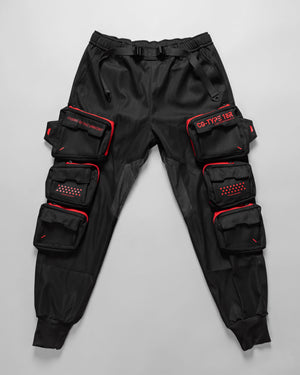 CG-Type 18R Black Red Cargo Pants