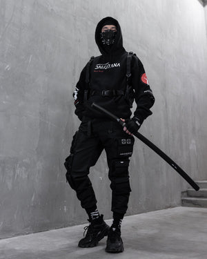 CG-Type 08R(U) Black Cargo Pants