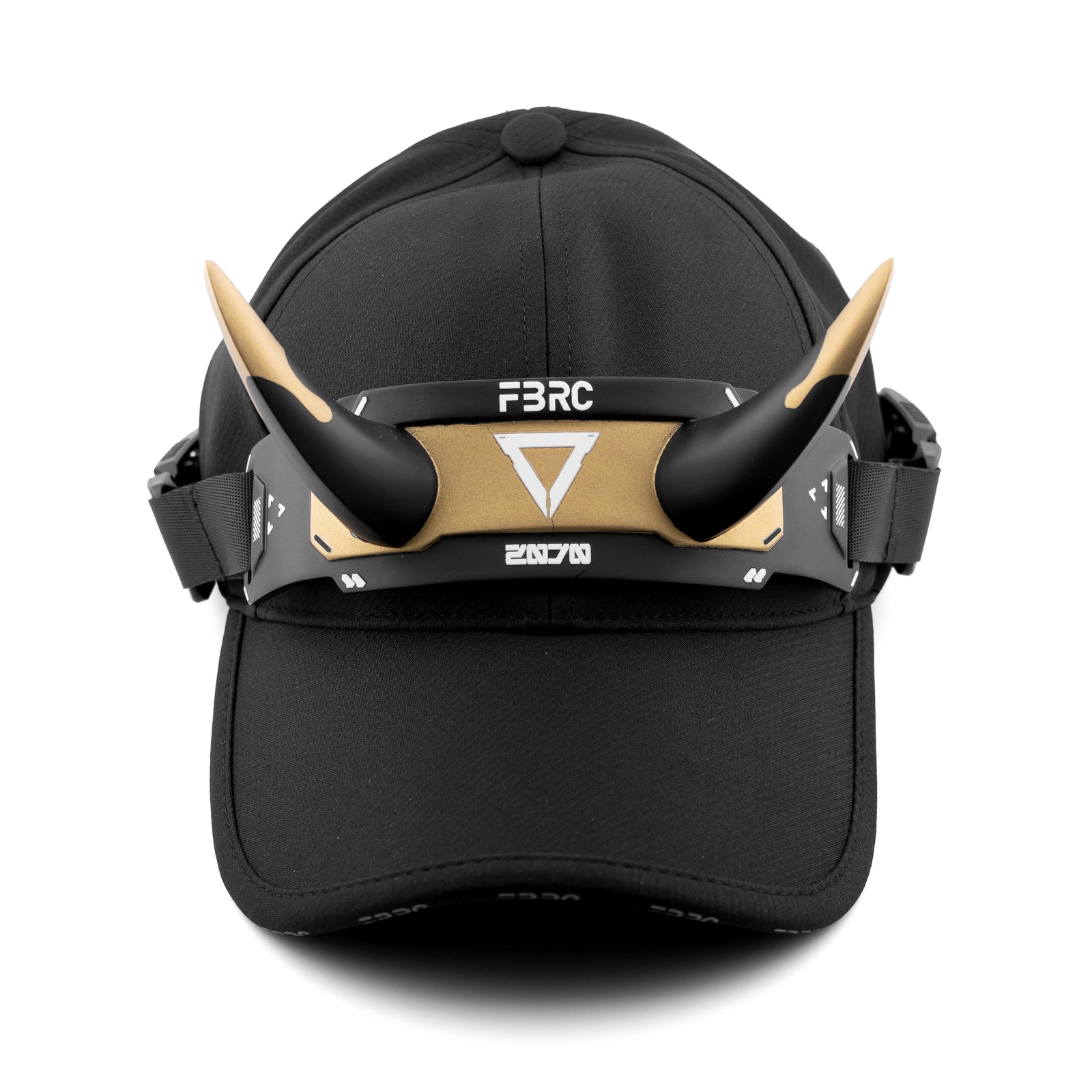 DC-01A Black Gold Demon Horns Cap
