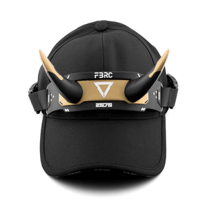 DC-01A Black Gold Demon Horns Cap