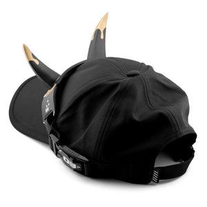 DC-01A Black Gold Demon Horns Cap