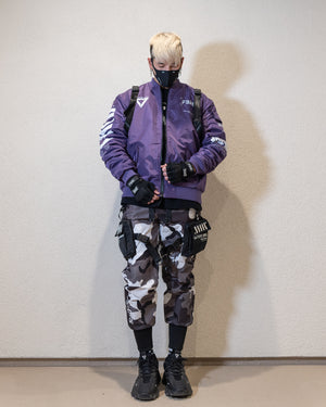 V3-3 Purple Bomber Jacket