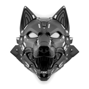 Cyber Wolf Black Full Mask