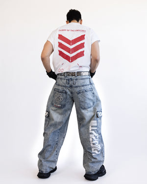 BRE-Type 009 Acid Barrel Denim Pants