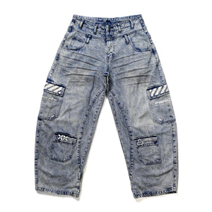 BRE-Type 009 Acid Barrel Denim Pants