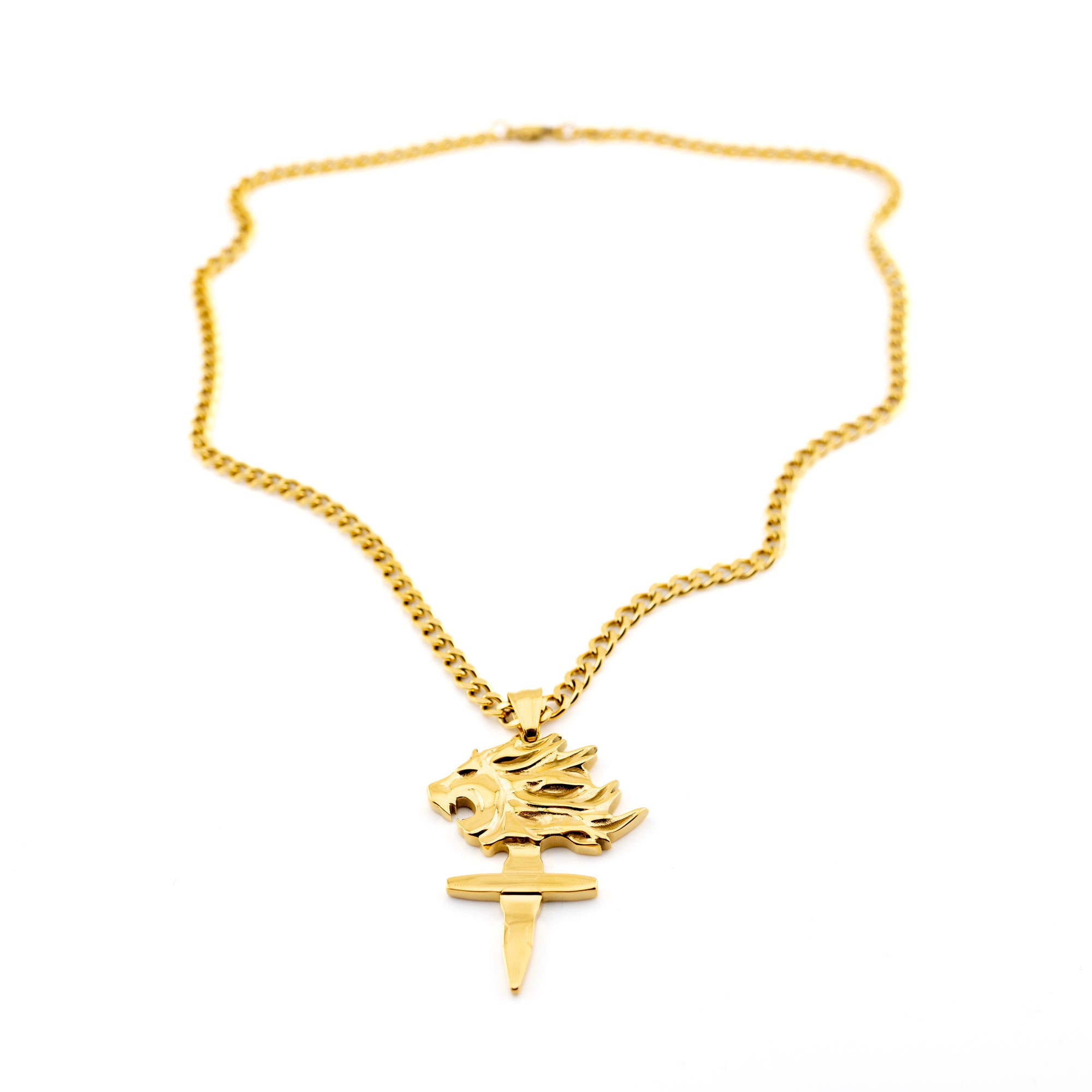 LN-01G Lionheart Necklace