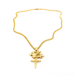 LN-01G Lionheart Necklace