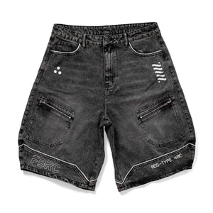 ADS-Type 40C Charcoal Denim Shorts