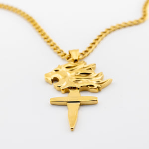 LN-01G Lionheart Necklace