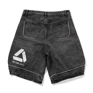 ADS-Type 40C Charcoal Denim Shorts