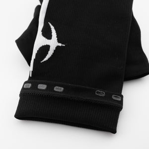 CRSS-10 Black Thigh High Socks