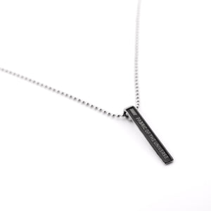 CSRT Bar Pendant Necklace