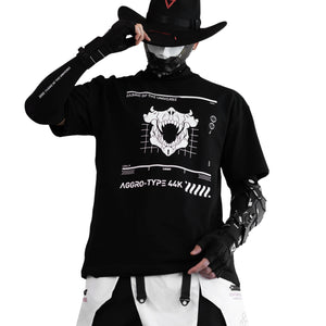 Aggro-Type 44K Black Short Sleeve T
