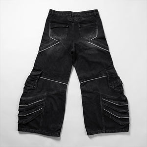 DF-Type 090 Black Scimitar Denim Pants