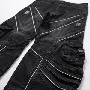 DF-Type 090 Black Scimitar Denim Pants