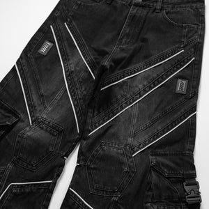 DF-Type 090 Black Scimitar Denim Pants