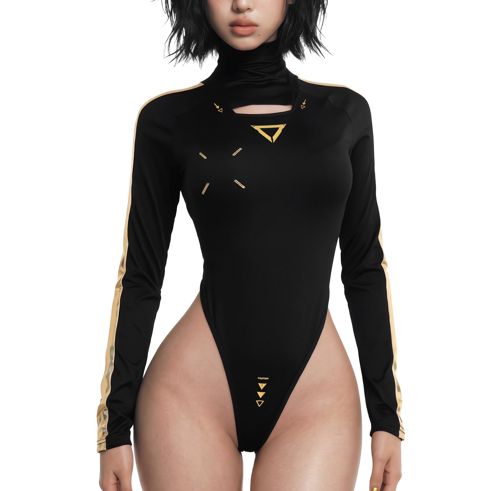 ABS-Type 403 Black Gold Bodysuit