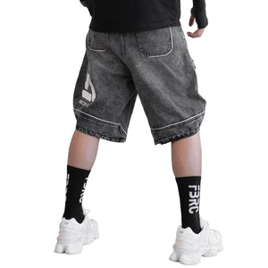 ADS-Type 40C Charcoal Denim Shorts