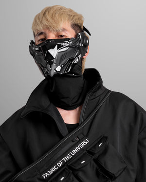Adv Owl Black Cyber Half Mask