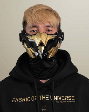 Adv Owl Gold Cyber Half Mask